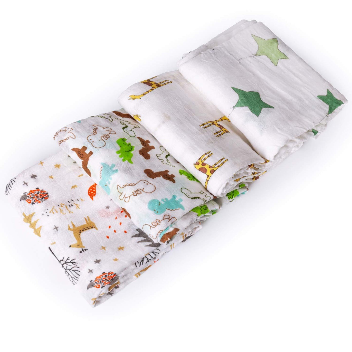 Bamboo Muslin Swaddle Neutral Receiving Blanket