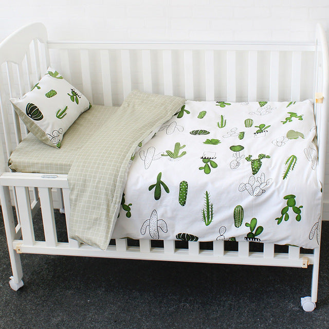 Three-piece baby bedding sets online