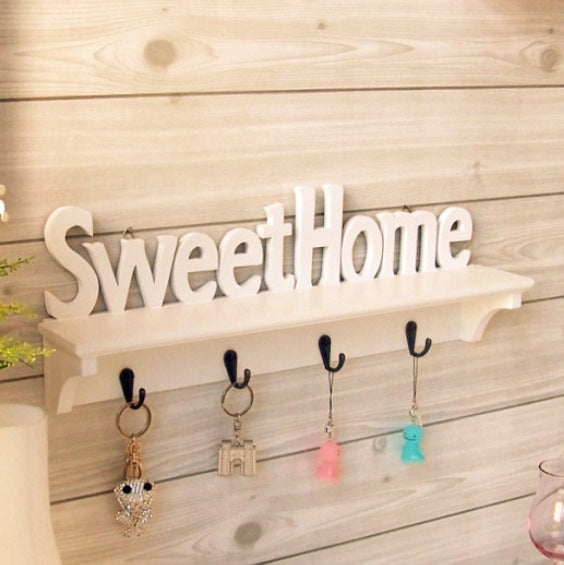 Home Decoration Hook Wall Hanging Wall Decoration Coat Hook White