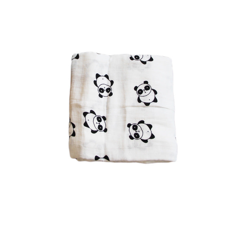 Bamboo Muslin Swaddle Neutral Receiving Blanket