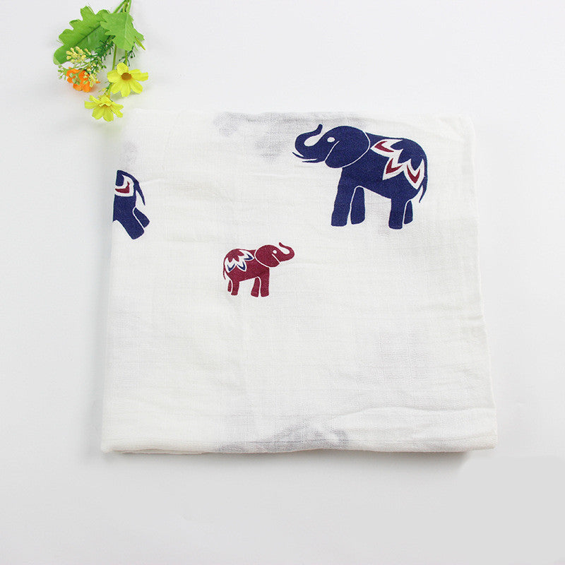Bamboo Muslin Swaddle Neutral Receiving Blanket