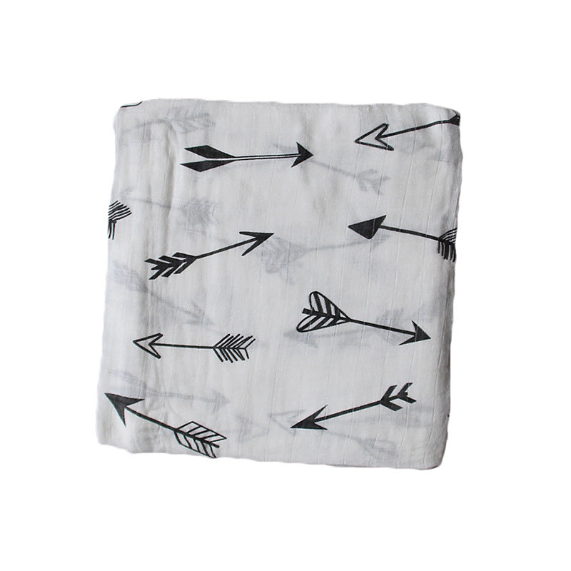 Bamboo Muslin Swaddle Neutral Receiving Blanket