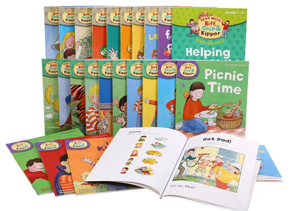 Oxford Reading Tree English Books Level 1-9 Picture Bed Story Sleeping Richer Helping Learning Educational Toys For Kids Moms
