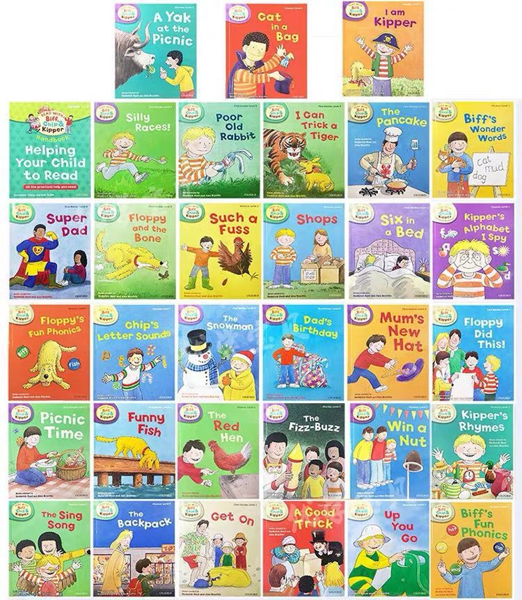 Oxford Reading Tree English Books Level 1-9 Picture Bed Story Sleeping Richer Helping Learning Educational Toys For Kids Moms