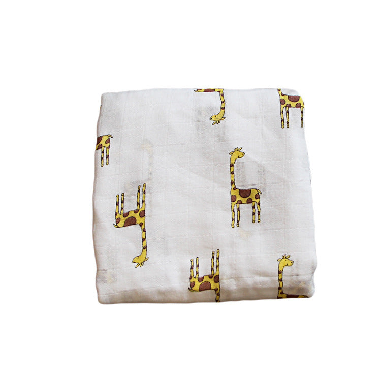 Bamboo Muslin Swaddle Neutral Receiving Blanket