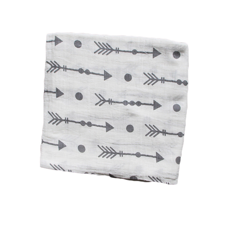 Bamboo Muslin Swaddle Neutral Receiving Blanket