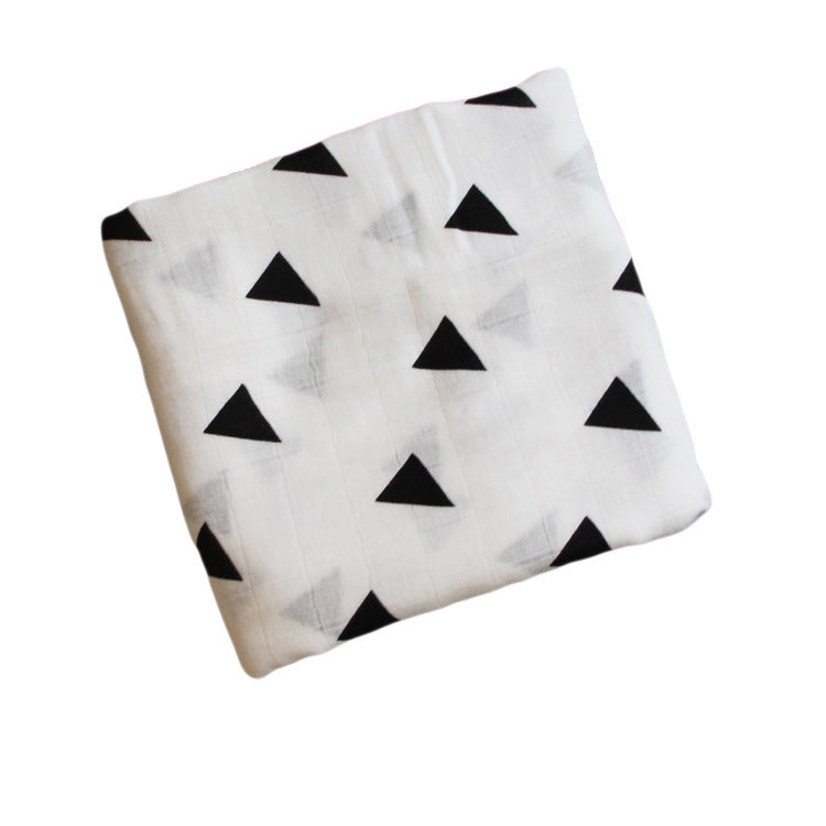 Bamboo Muslin Swaddle Neutral Receiving Blanket