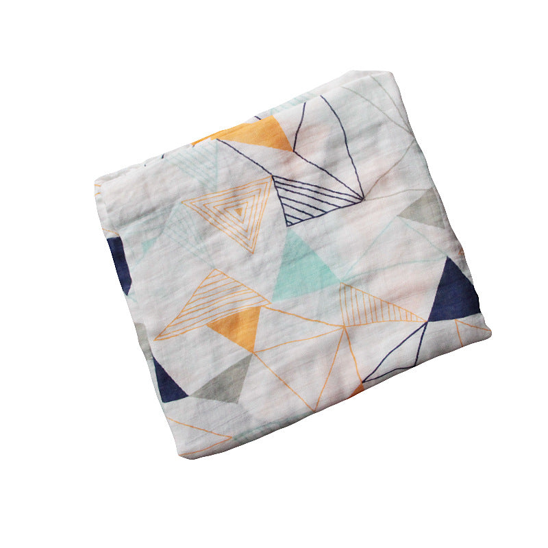 Bamboo Muslin Swaddle Neutral Receiving Blanket