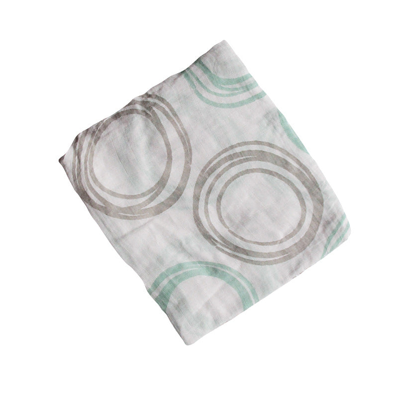 Bamboo Muslin Swaddle Neutral Receiving Blanket