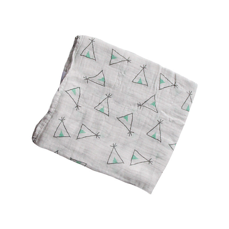 Bamboo Muslin Swaddle Neutral Receiving Blanket