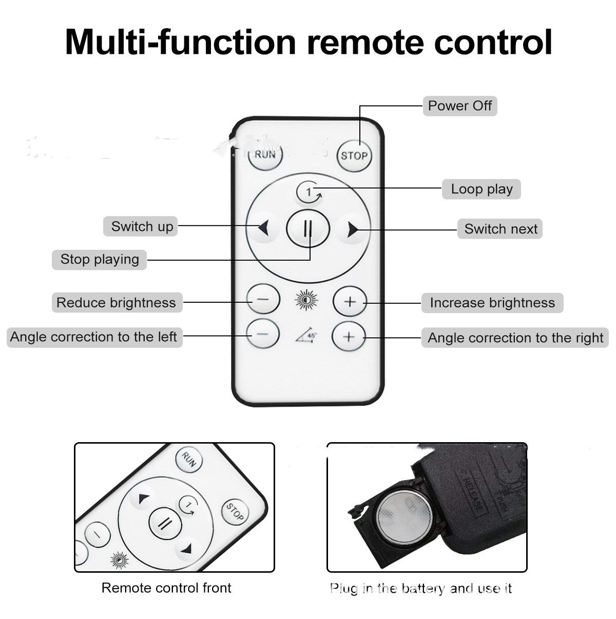 Stereo Rotating Suspension Naked Eye 3D Holographic Projector