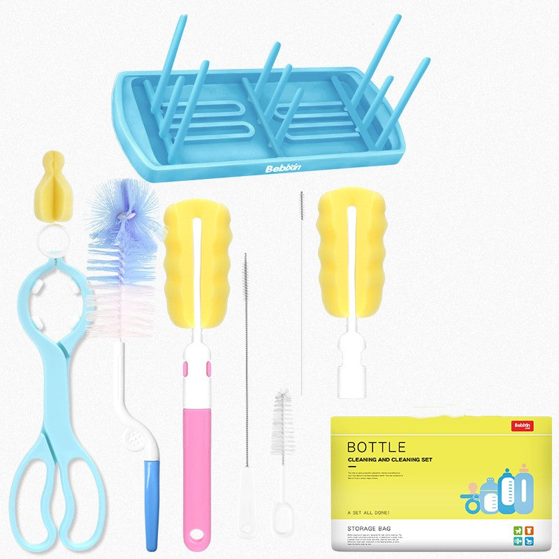 Baby bottle brush cleaning brush set