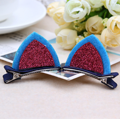 Lot Girls Barrettes Cute Cat Ears Hair Clip Kids Safety Headband Hairpin For Kids Hair Accessories