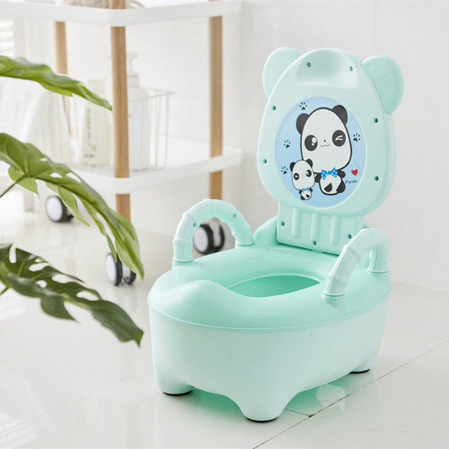 Children's potty baby toilet seat back portable comfort basin