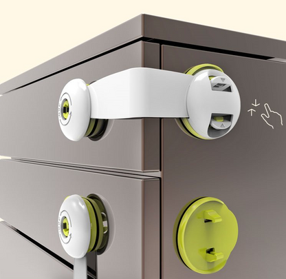 Babysafe child safety lock baby anti-clip cabinet cabinet door lock baby protection refrigerator lock drawer lock