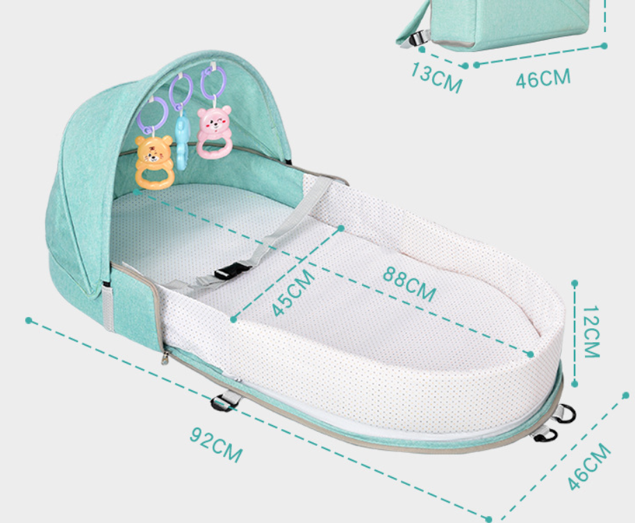 Portable Foldable Bionic Baby Anti-mosquito Isolation Bed