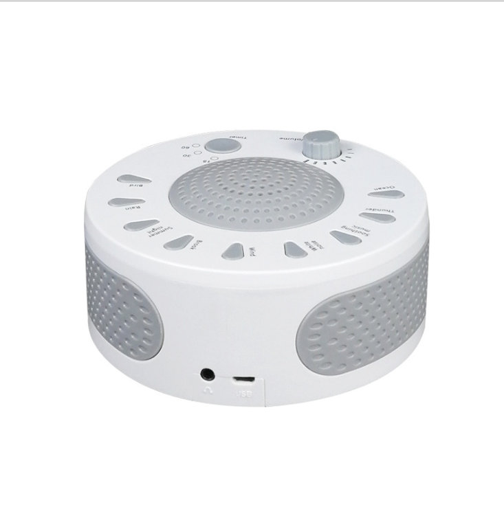 Baby Sleep Soothers Sound Machine White Noise Record Voice Sensor with 9 Soothing Sound Auto-off Timer For Home Office Travel