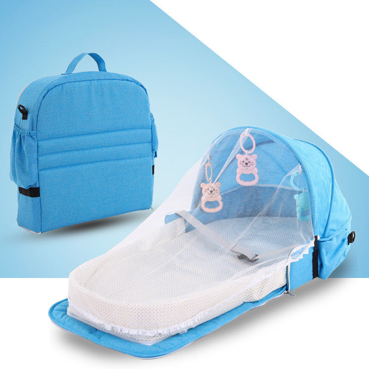 Portable Foldable Bionic Baby Anti-mosquito Isolation Bed