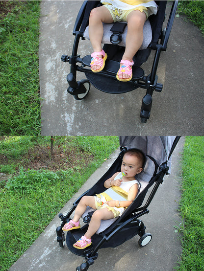 Baby Stroller Accessories Adjustable Pedal Foot Support Long Foot Support Board