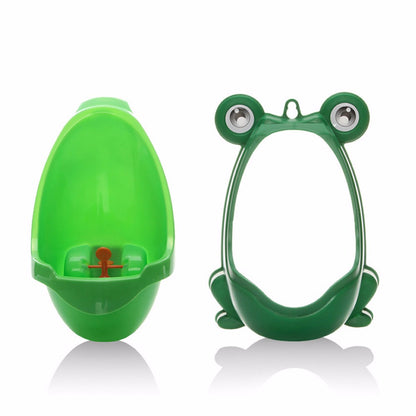 New Children Boy Potty Training Bathroom Urinal Toddler Kid Cartoon Frog Pee Aid Wall Mounted Standing Potties Toilet