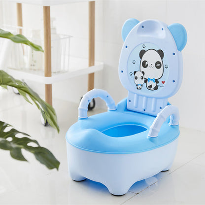 Children's potty baby toilet seat back portable comfort basin