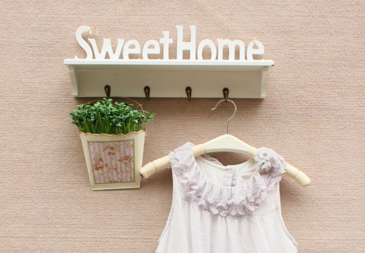 Home Decoration  Hook Wall Hanging Wall Decoration Coat Hook White