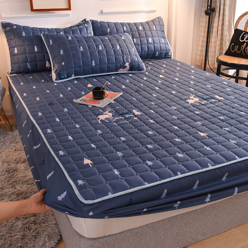 Thin Mattress Dustproof Protection Bed Cover Full Package