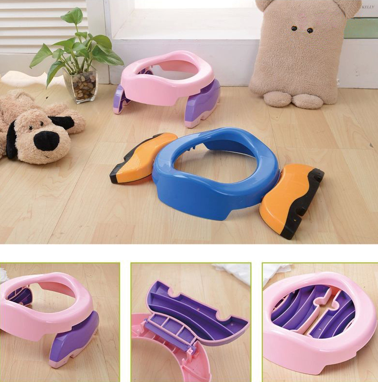 Foldable and easy to store baby toilet stool