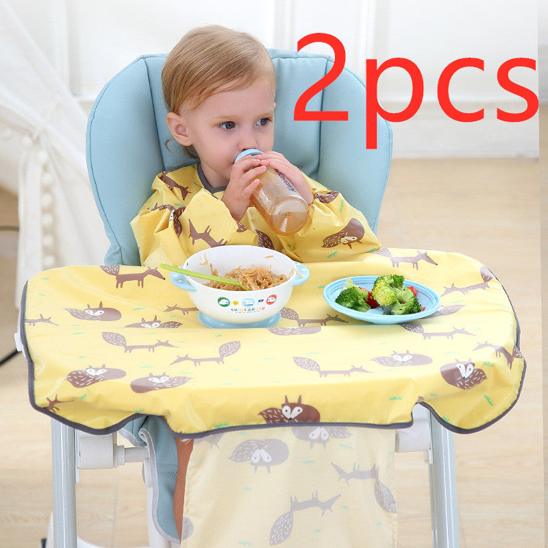 Baby Eating Dining Chair Bib Cover Anti-Dirty Feeding Clothing Gown