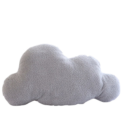 Lovely Gray White Cloud Shaped Pillow Cushion Stuffed Plush Toy Bedding Baby Room Home Decoration Gift Girl Birthday Present