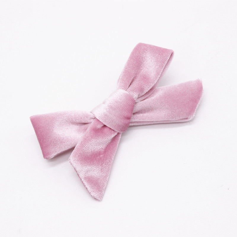 DIY Handmade Korean Flannel Girls Hairpin Creative Baby Children Bow Hair Accessories