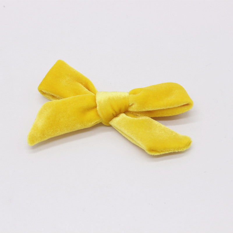 DIY Handmade Korean Flannel Girls Hairpin Creative Baby Children Bow Hair Accessories