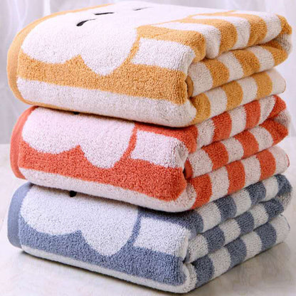 Cartoon Bath Towel Soft Absorbent Multicolor Baby Bath Towel