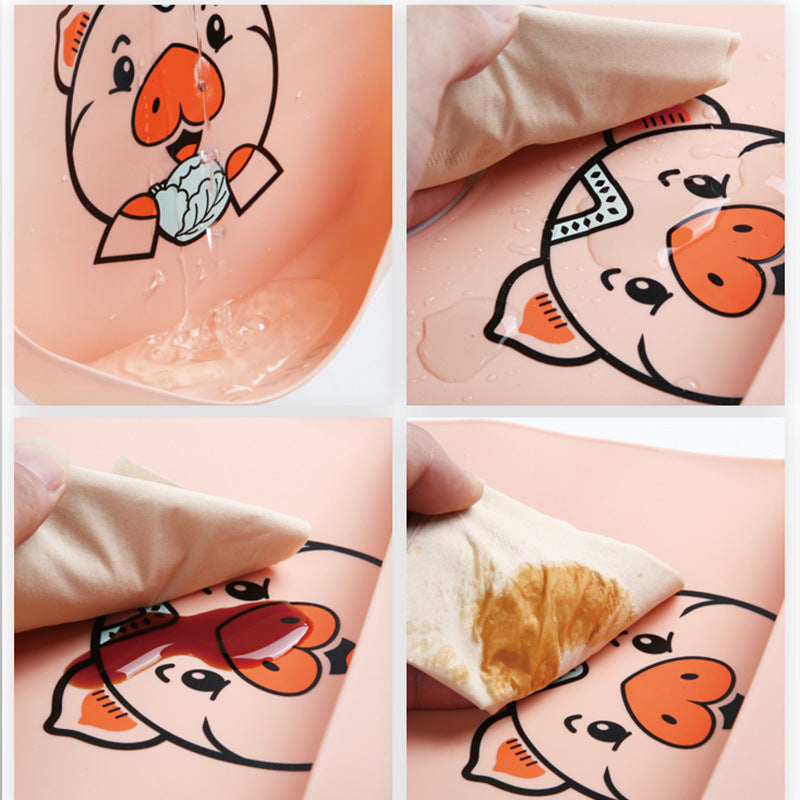 Baby Eating Bibs Baby Food Supplement Bibs Children Kids Saliva Waterproof Bibs Silicone Super Soft Food Rice Pockets