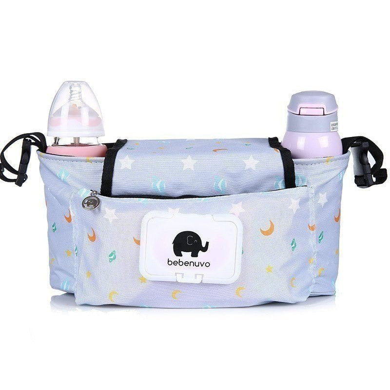 Baby Diaper Bag for Stroller Bags Organizer Large Capacity Travel Mommy Maternity Nursing Changing Hanging Nappy Storage Bag