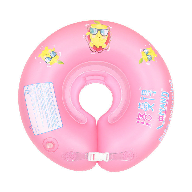 Baby Swimming Ring Neck Newborn Baby Inflatable Neck Ring Plum Blossom