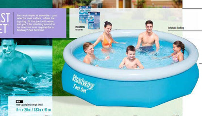 Large Family Swimming Pool For Adults And Children With Thicker Top Ring Inflatable Outdoor Water Play