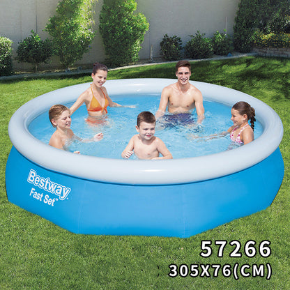 Large Family Swimming Pool For Adults And Children With Thicker Top Ring Inflatable Outdoor Water Play