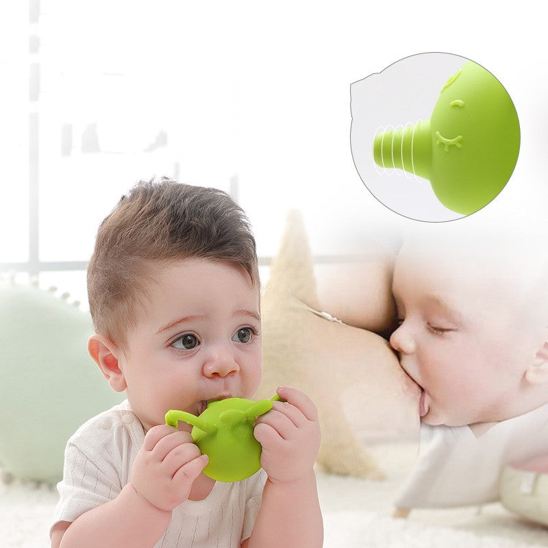 Elephant Bud Baby Baby Silicone Teether Rattle Teeth