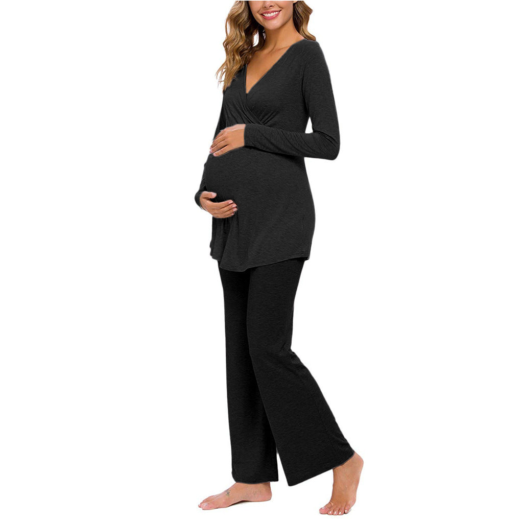 Maternity nursing pajamas