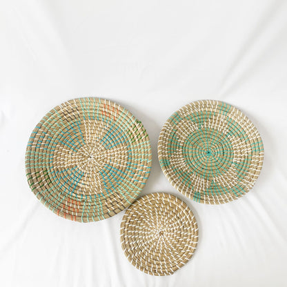 Decoration Plate Seaweed Woven Wall Decoration