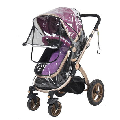 Stroller windshield