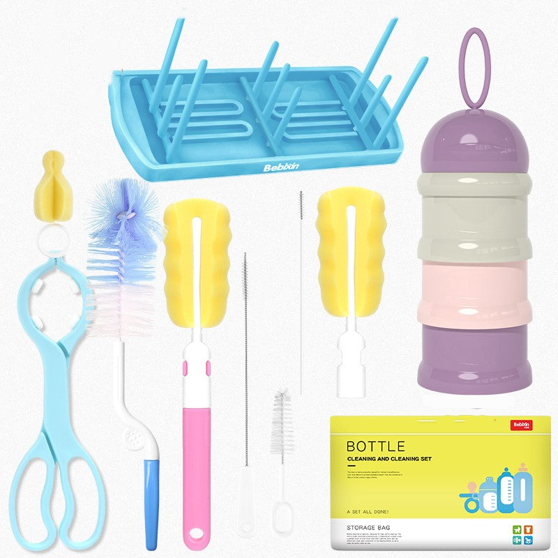 Baby bottle brush cleaning brush set