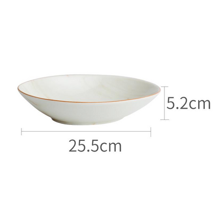 Marbled Ceramic Bowls And Dishes