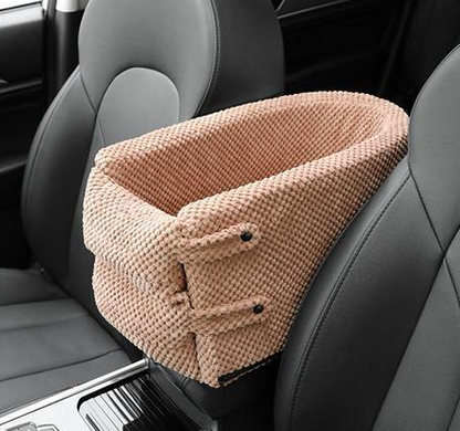 Portable Pet Dog Car Seat Central Control Nonslip Dog Carriers Safe Car Armrest Box Booster Kennel Bed For Small Pets Travel