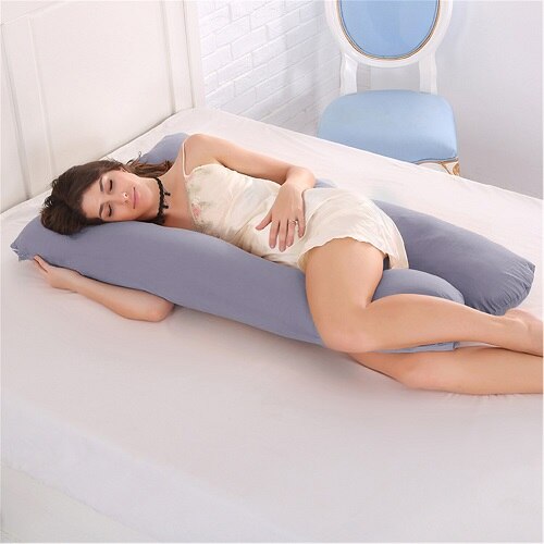 Pregnancy Pillow Bedding Full Body Pillow for Pregnant Women Comfortable U-Shape Cushion Long Side Sleeping Support Pillows