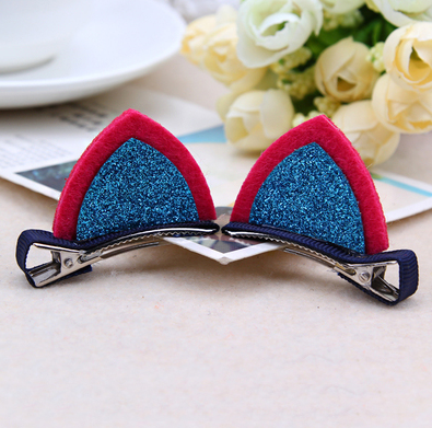 Lot Girls Barrettes Cute Cat Ears Hair Clip Kids Safety Headband Hairpin For Kids Hair Accessories