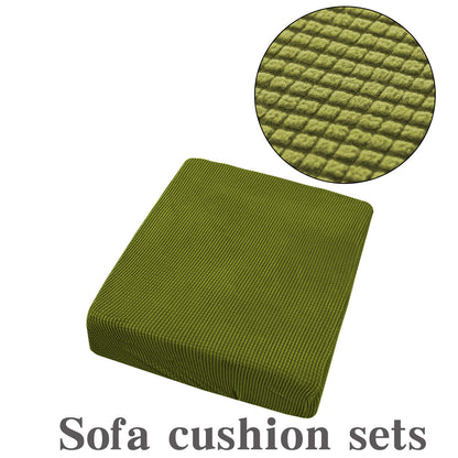 Waterproof Corduroy Sofa Cover Anti-Slip Elastic Cushion Covers Living Room Washable Recliner Furniture Protector