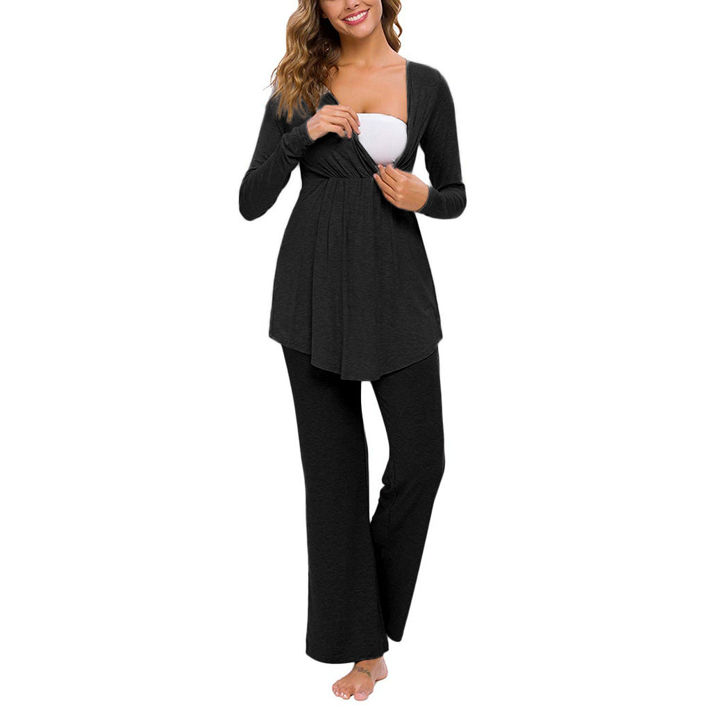 Maternity nursing pajamas