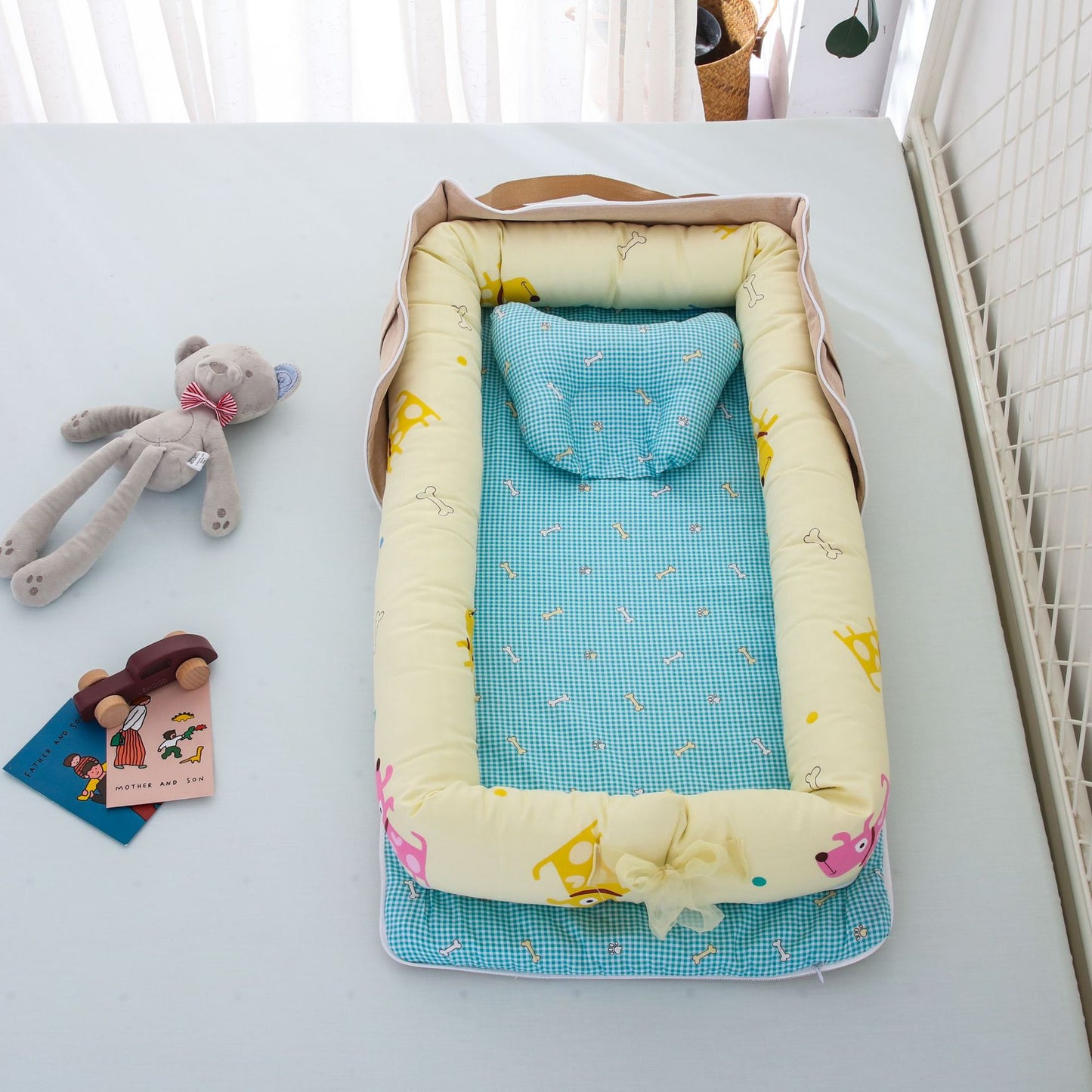 Cotton Portable Foldable Baby Bed